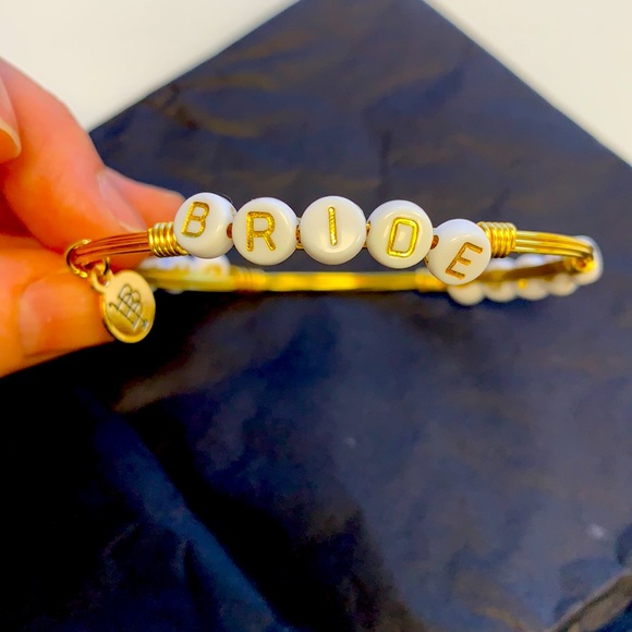 Bourbon and Bowties Jewelry - Bourbon and Boweties “Bride” Bracelet, 6.5 cm diam